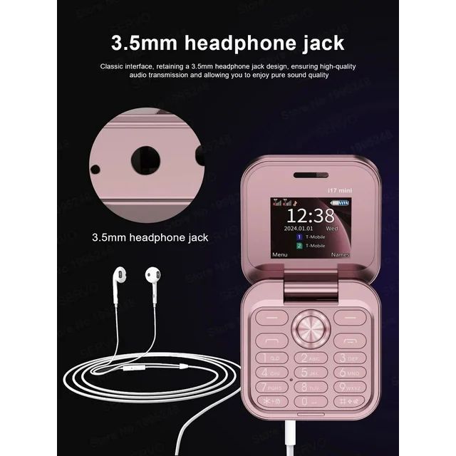 Folding Screen Dual Card Dual Standby 2G Mobile Phone - HZ Mobile