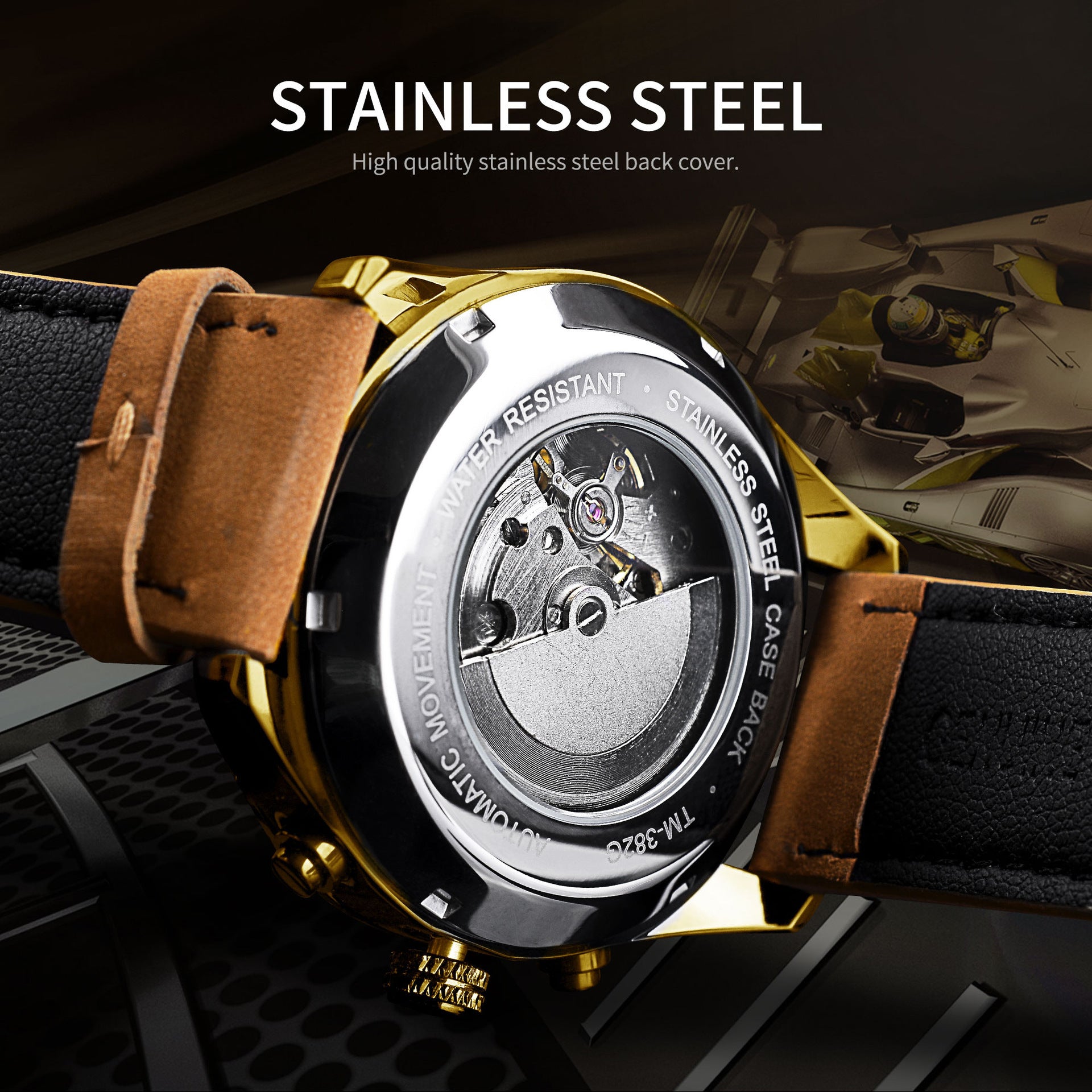 30M Waterproof Men’s Week Calendar Automatic Mechanical Watch – HZ Mobile - HZ Mobile
